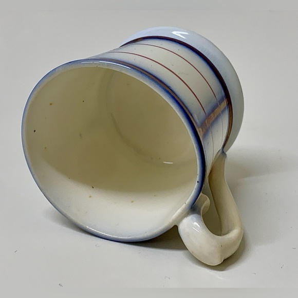 19th Century Antique Gaudy Welsh Rare Unrecorded Pattern Miniature Child's Mug - Picture 10 of 16